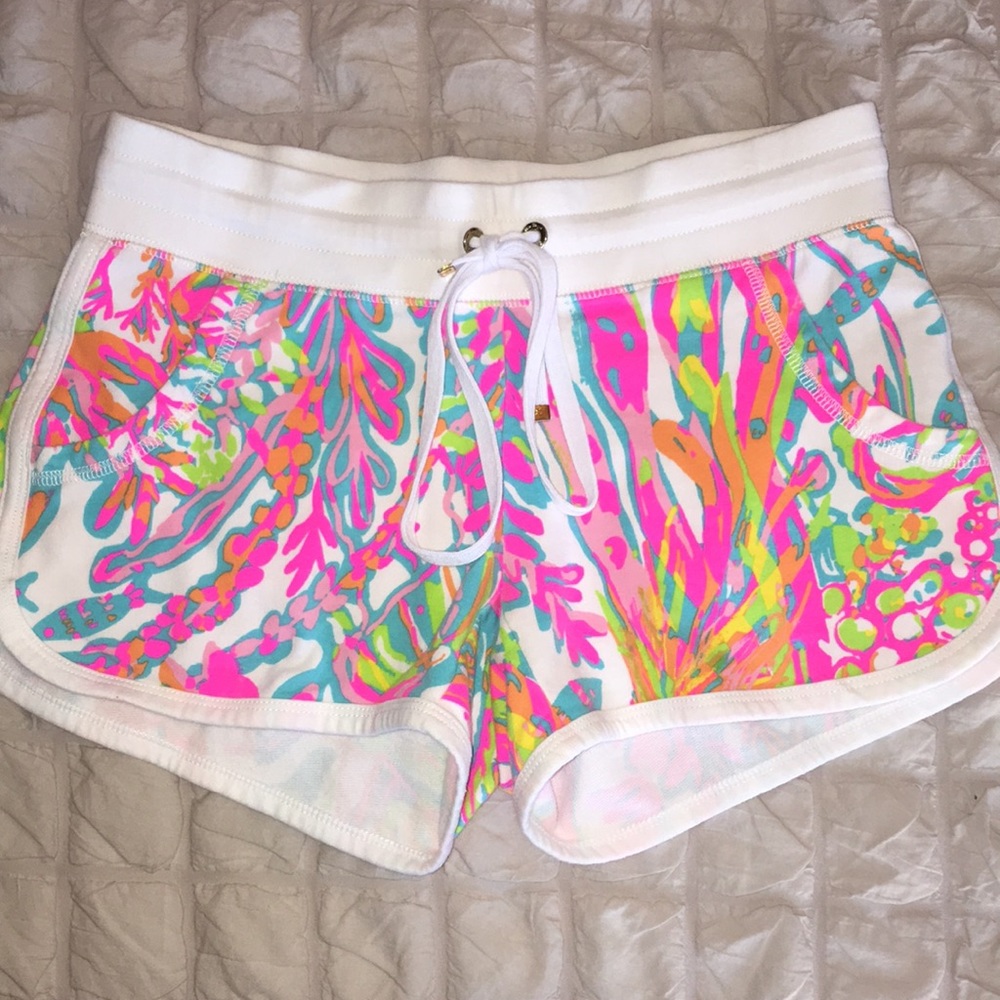 Lilly Pulitzer Scuba to Cuba Chrissy Shorts XXS